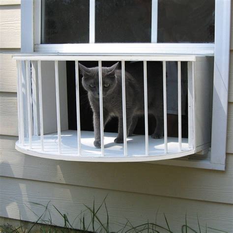 A diy cat window perch. Cat Solarium, Cat Window Box, Cat perch, Cat window Door ...