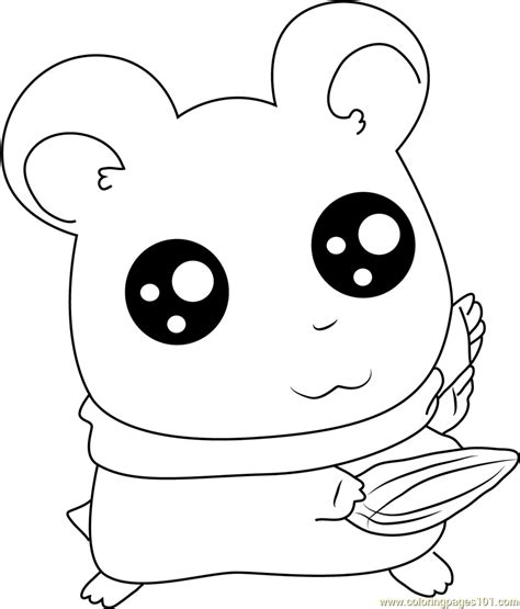 Stunning coloring anime w8722 anime coloring pages cute coloring. Look into My Big Eye Coloring Page - Free Hamtaro Coloring ...