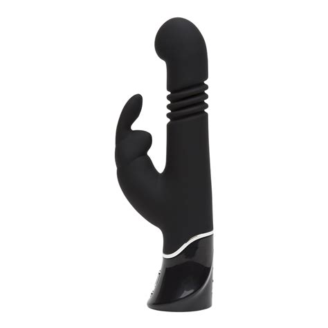 fifty shades of grey greedy girl rechargeable slimline thrusting rabbit vibrator shopee