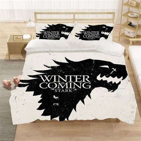 Game Of Thrones Parure De Lit Avec 2 Taies Doreiller 200x200cm 533