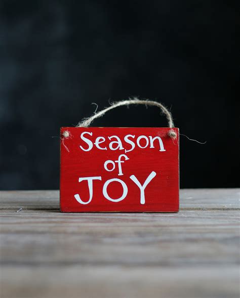 Season Of Joy Hand Lettered Wooden Sign By Our Backyard Studio In Mill