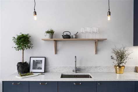 Cozy Home With A Blue Living Kitchen Coco Lapine Designcoco Lapine Design