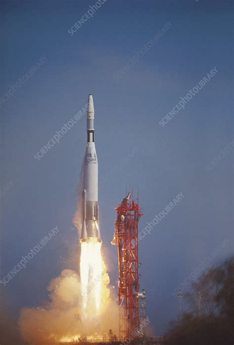 Atlas Agena Rocket Launch Stock Image C0077838 Science Photo Library