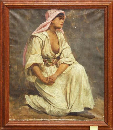 Painting Arabian Woman 19th Century