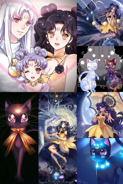 Luna Artemis And Diana Sailor Moon Manga Sailor Moon Wallpaper Sailor Moon Fan Art