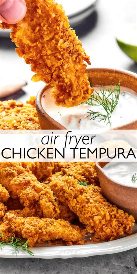 Air Fryer Chicken Tempura Easy Weeknight Recipes