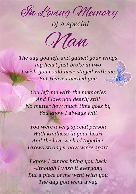 77 New Funeral Poems For Nan Poems Ideas