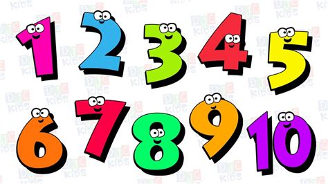 This is page of the cartoon pictures of 10 and vector graphics of numbers. Free clip art numbers 1-10 Counting numbers for Children ...