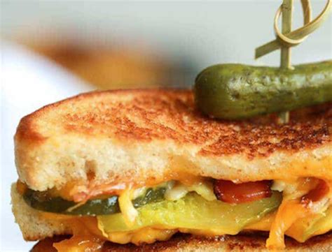 I'm a huge grilled cheese sandwich fan. This Dill Pickle Bacon Grilled Cheese Might Just Be The ...