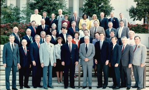 florida memory group portrait of the 1986 1988 florida state senate members tallahassee