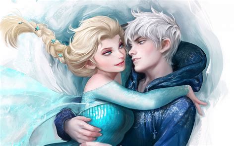 Jack et Elsa | Jack frost, Jelsa, Jack frost and elsa
