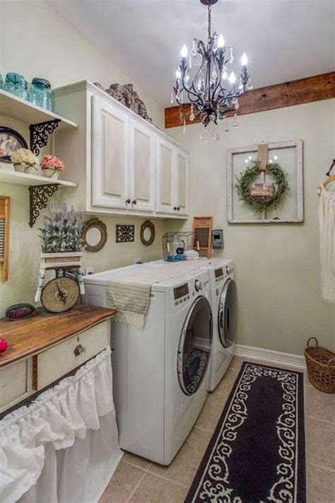 Room decor decor laundry room decor room storage diy laundry room makeover home diy room redo laundry mud room. 44+ Stunning Laundry Room Design With French Country Style ...