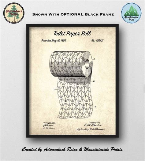 Toilet Paper Roll Art Print Print Vintage Toilet Paper Etsy In 2021