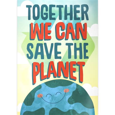 Together We Can Save The Planet Poster 13 X 19 Inches Mardel 3994290