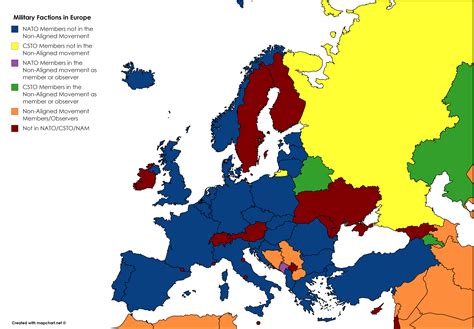The european union (eu) is an economic and political union of 28 member states that are located primarily in europe. OC NATO, CSTO, and Non-Aligned Movement Members in ...