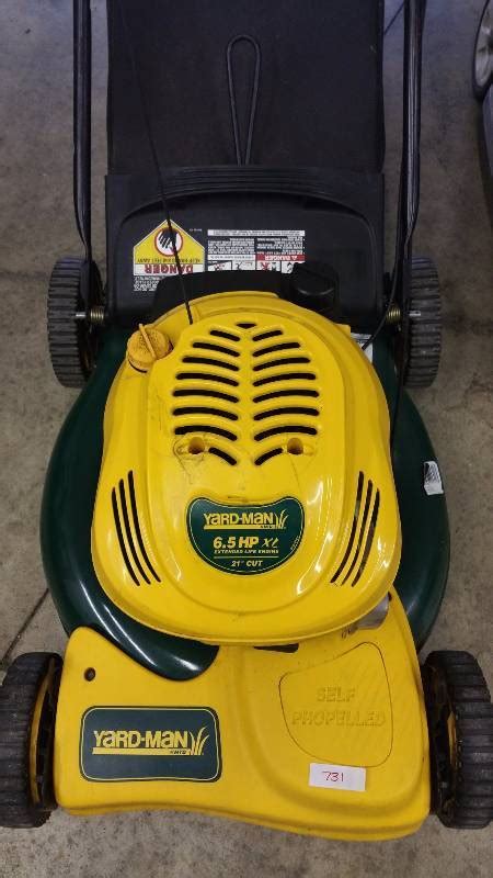 Used Yard Man By Mtd 65 Hp Xl Extended Life 21 Self Propelled Lawn