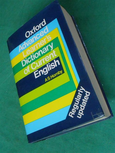 Oxford Advanced Learner S Dictionary Of Current English