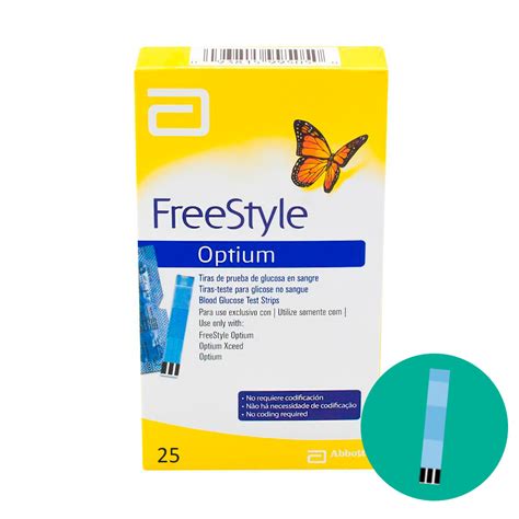 Tiras Para Teste Glicemia Freestyle Optium Neo Com 25un Abbott
