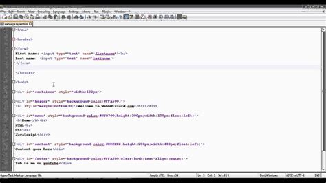 How To Make Your Own Simple Website Using Notepad Part 2 Your