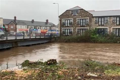 Live Updates As Heavy Rain Leaves Wales With Flooded Roads And Multiple Warnings In Place