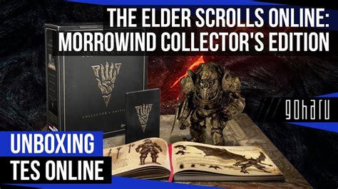 Unboxing The Elder Scrolls Online Morrowind Collectors Edition Youtube