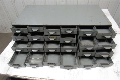 drawer industrial metal small parts bin cabinet