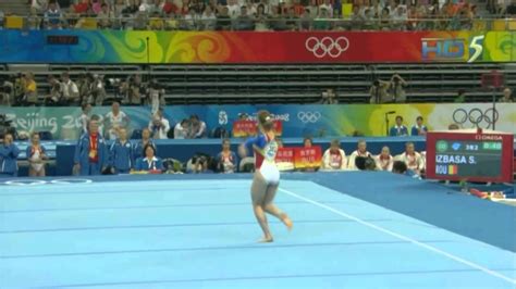 Sandra Izbasa Floor Exercise 2008 Olympics Team Final Youtube