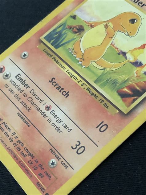 Mavin Very Rare Original 1995 Charmander Pokemon Card Good Condition