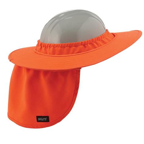 Plastic Hard Hat Brim Orange Allens Industrial Products