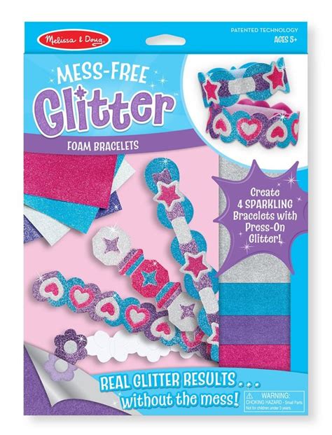 Buy Mess Free Glitter Foam Bracelets At Mighty Ape Australia