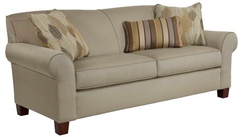 Rolled Arm Sofa With Solid Back Furniture Broyhill Furniture Home