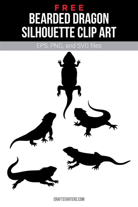 Download Free bearded dragon silhouette clip art (personal use only ...