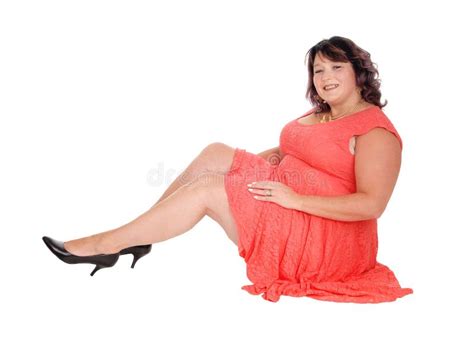 overweight woman sitting on floor stock image image of body figure 105655881