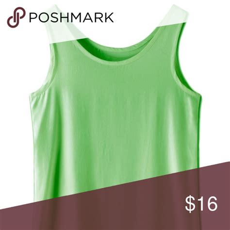 Green Tank Top Loose Fit Tank Top Green Tank Top Green Tank