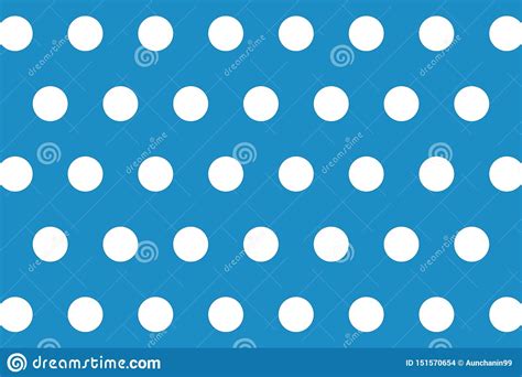 Polka Dots Seamless Pattern Background Illustration Design Stock Photo