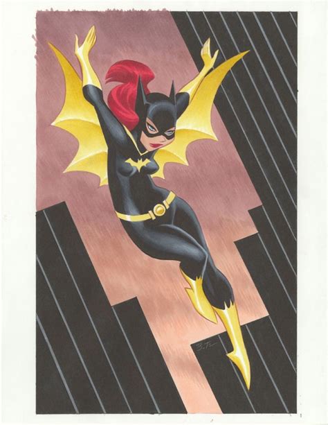 Bruce Timm Batgirl Commission Comic Art Bruce Timm Comic Art Batman Art