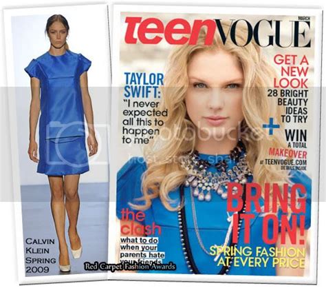 Taylor Swift For Teen Vogue March 2009 Red Carpet Fashion Awards