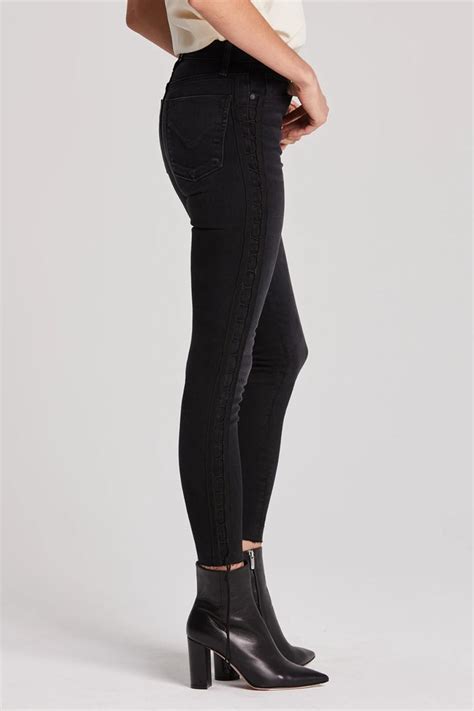 Barbara High Rise Skinny Crop Jean Premium Italian Fabric Cropped