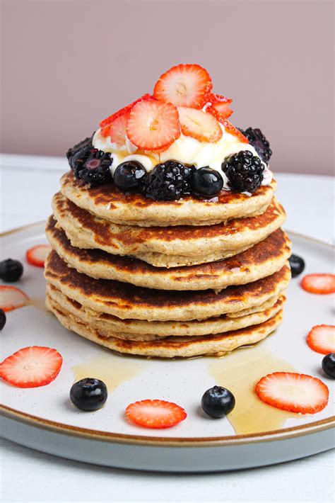 The Best Oaty Protein Pancakes Ever Fork And Twist