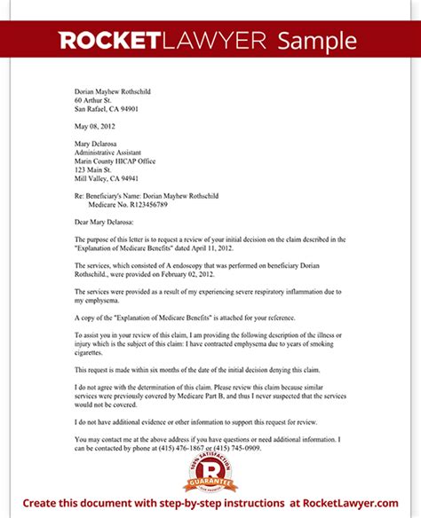 Medicare Appeal Letter Examples Amulette