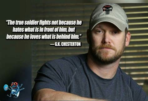 This is a quote by chris kyle. Pin by Brittany Ann♡ on We still love our country because we love & respect the folks that ...