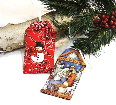 Christmas Gift Card Holders Santa Claus Tree Ornaments Small Etsy