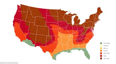 Fall Foliage Prediction Map Shows When Fall Will Arrive In Your Area