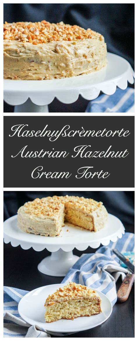 Haselnu Cr Metorte Austrian Hazelnut Cream Torte Austrian Desserts