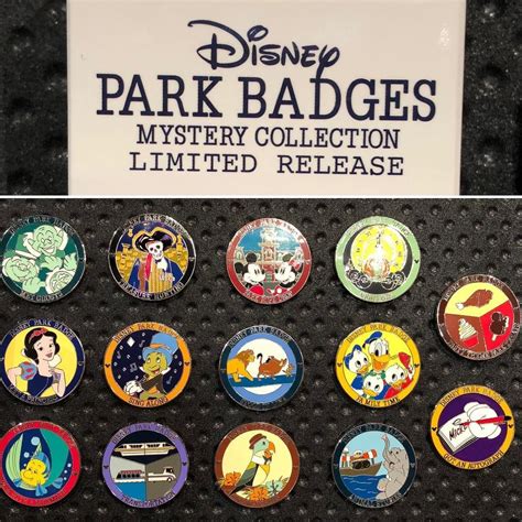 Disney Pins Blog On Instagram “the Disney Park Badges Mystery Pin