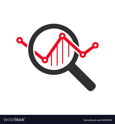 Market Research Icon Royalty Free Vector Image