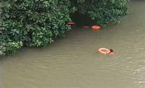 Woman Jumps Into River In Odishas Bhadrak District