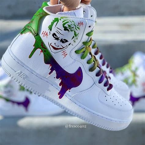 Custom Joker Nike Air Force 1s Hype Shoes Custom Nike