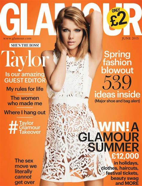 Taylor Swift Glamour Uk June 2015 Just Fab Celebs