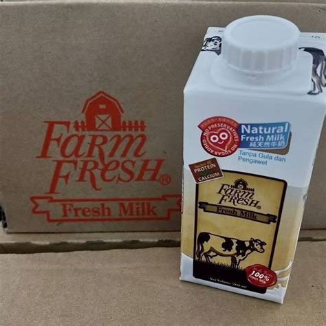 Farm Fresh Uht Fresh Milk 200ml Taste U Food Trading